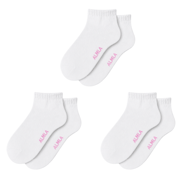 The CloudSoft Bamboo Ankle Sock 3-Pack | Non-Grip Socks