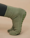 The Matcha Grip Sock