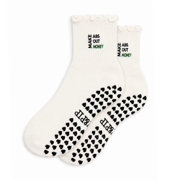 The Make Money Pilates Grip Sock