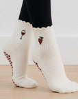 The Cabernet Grip Sock