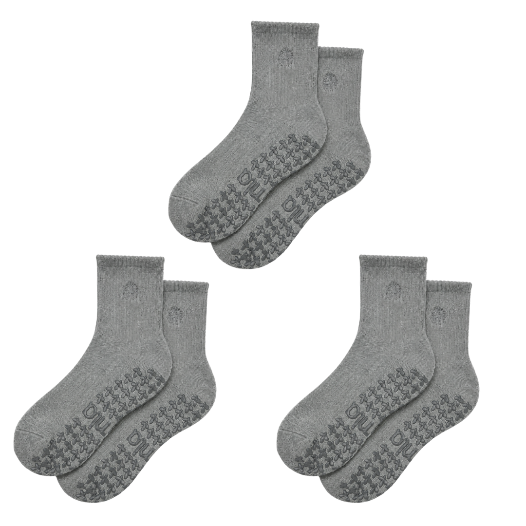 The Earl Grey 3-Pack Grip Sock Bundle