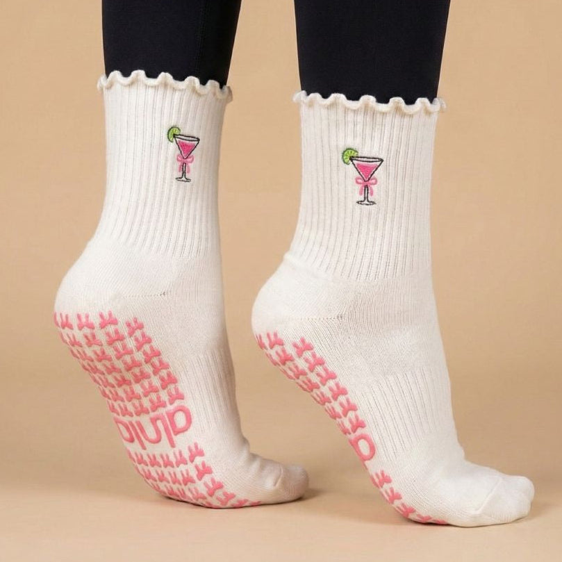 The Cosmo Pilates Grip Sock