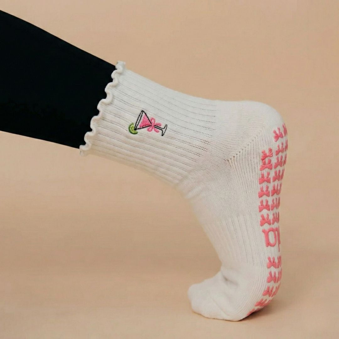 The Cosmo Pilates Grip Sock