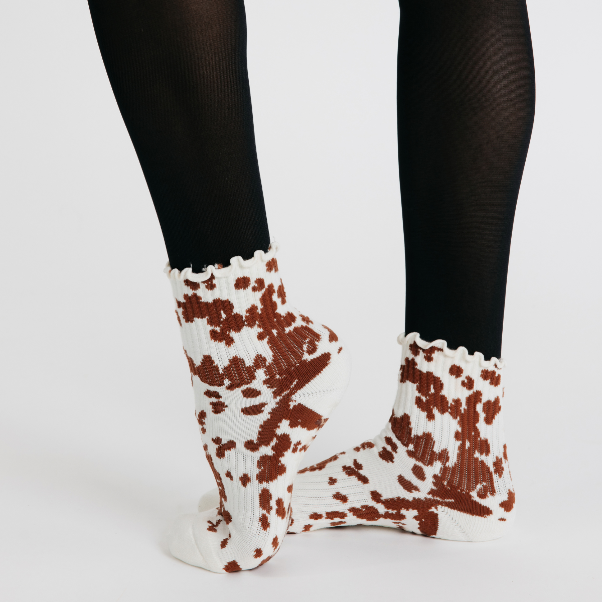 The Cowhide Pilates Grip Sock