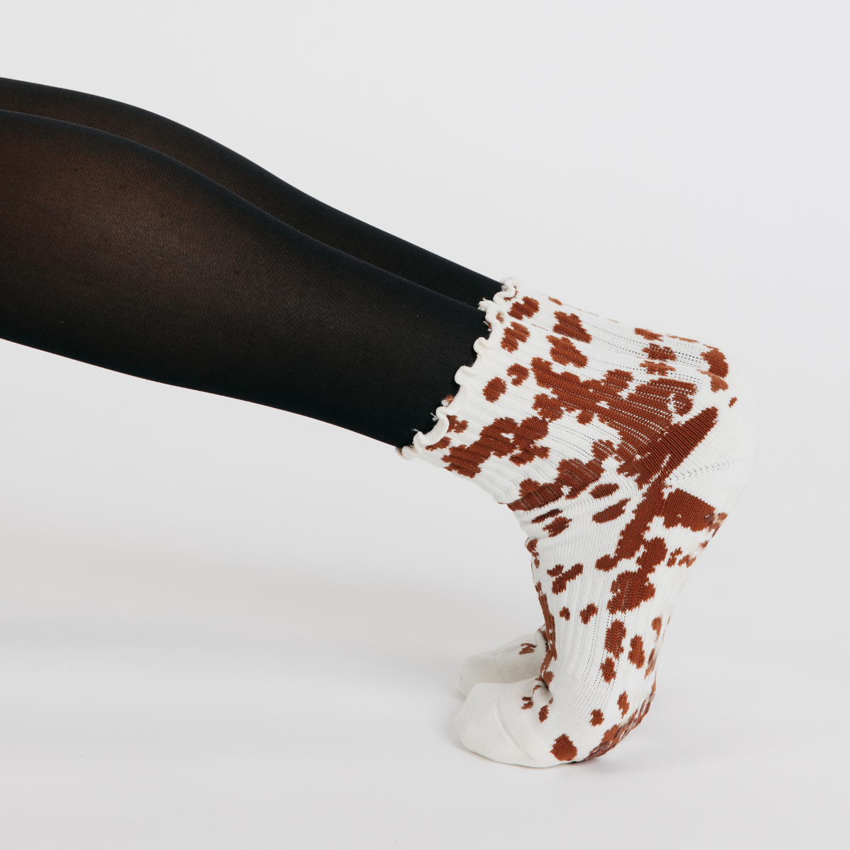 The Cowhide Pilates Grip Sock