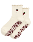 The Cabernet Grip Sock
