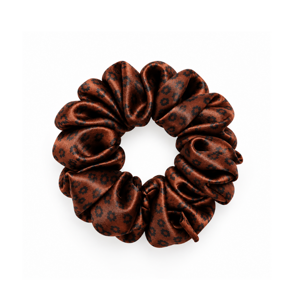 The Leopard Silk Scrunchie