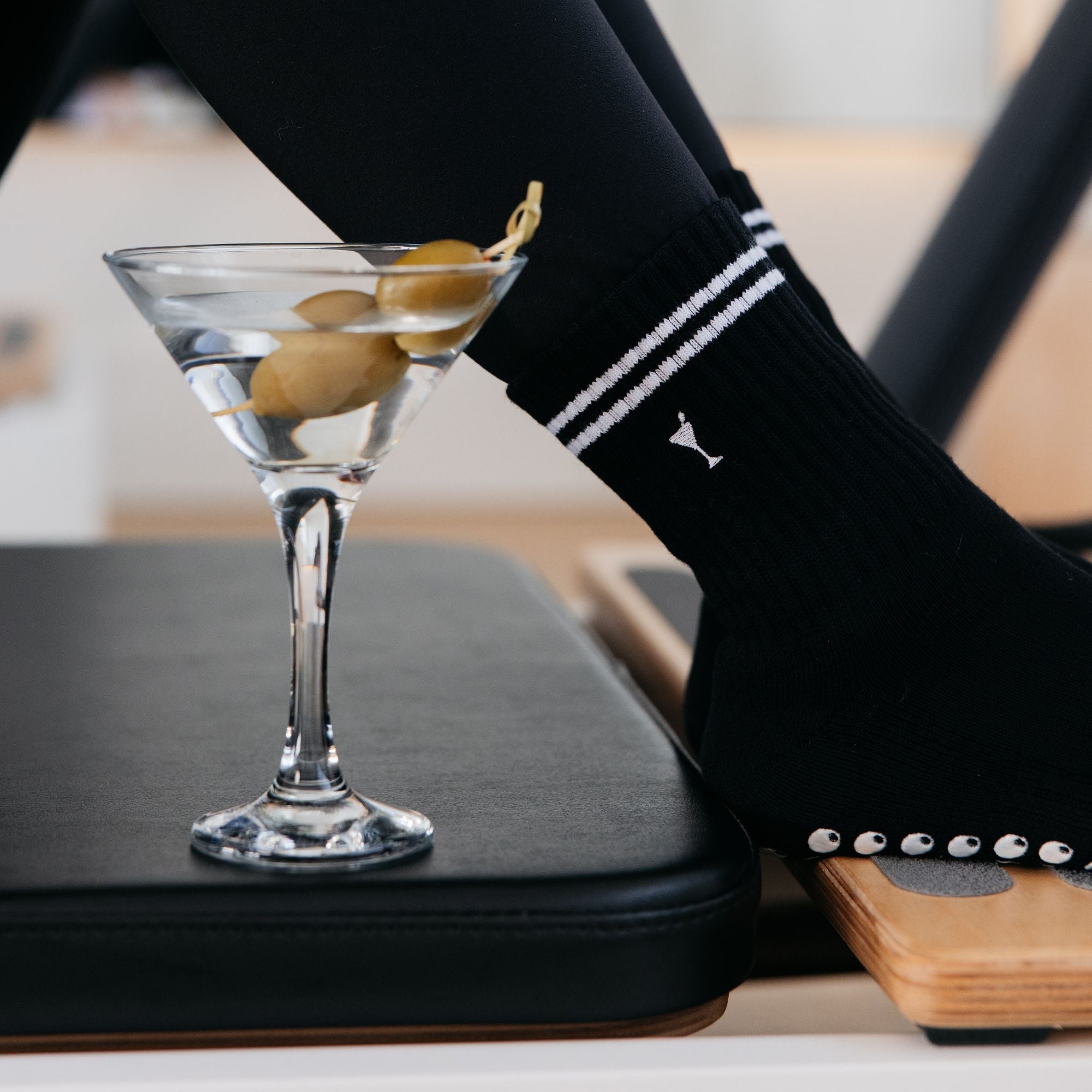 Tiny 'Tini Grip Socks | Happy Hour Pilates Non Slip Socks for Yoga