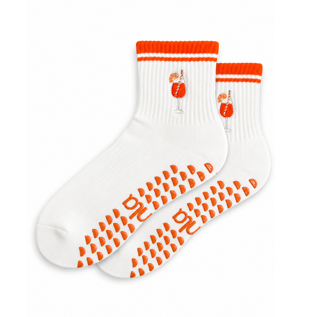 The Aperol Spritz Grip Sock