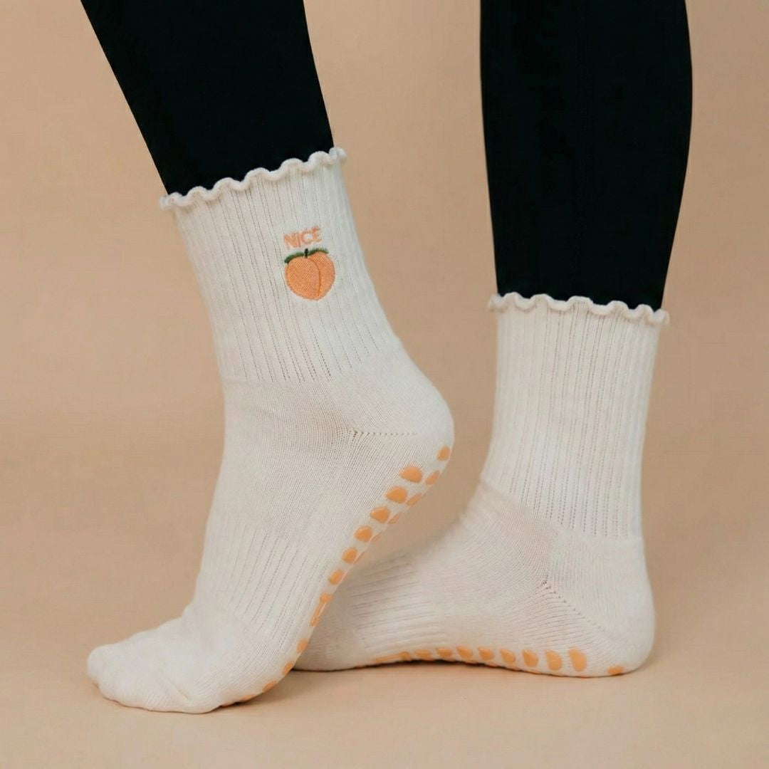 The Nice Peach Pilates Grip Sock