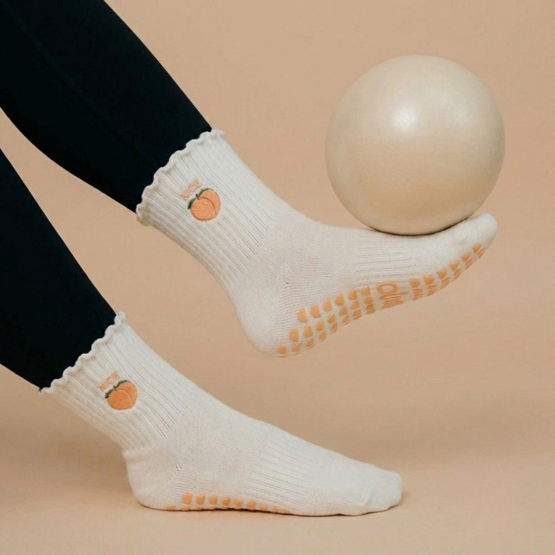 The Nice Peach Pilates Grip Sock