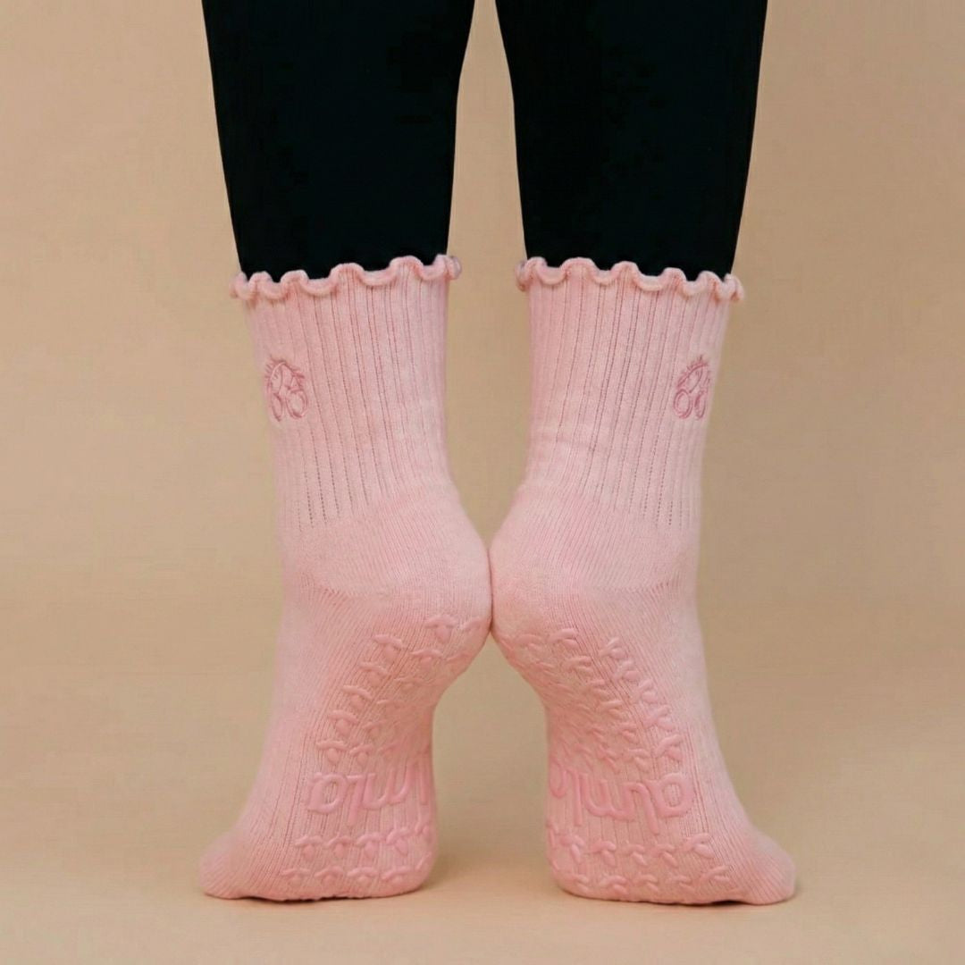 The Strawberry Milk Grip Sock