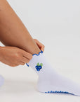 The Blueberry Grip Sock