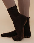 The Espresso Grip Sock