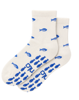 The Blue Fish Grip Sock