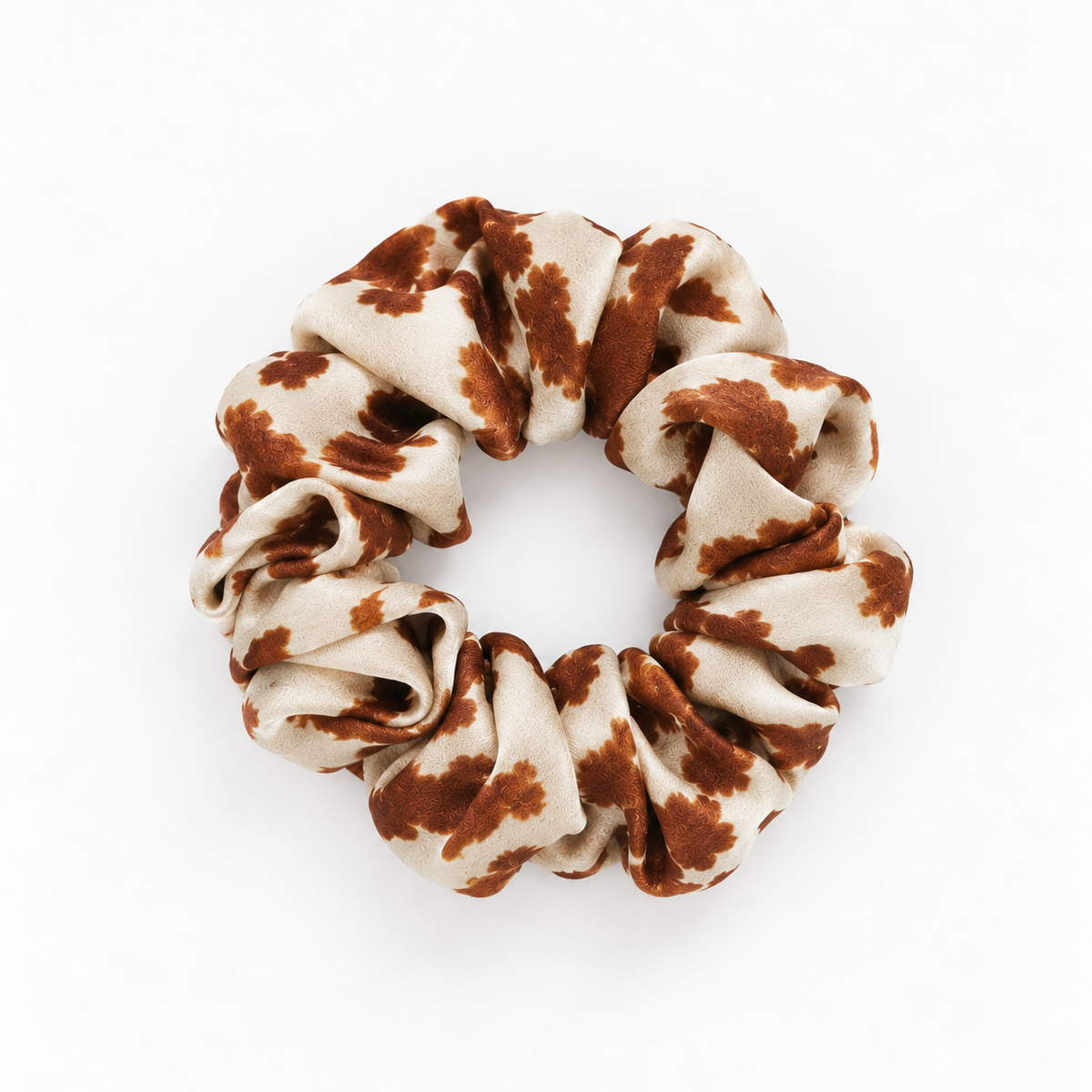 The Cowhide Silk Scrunchie