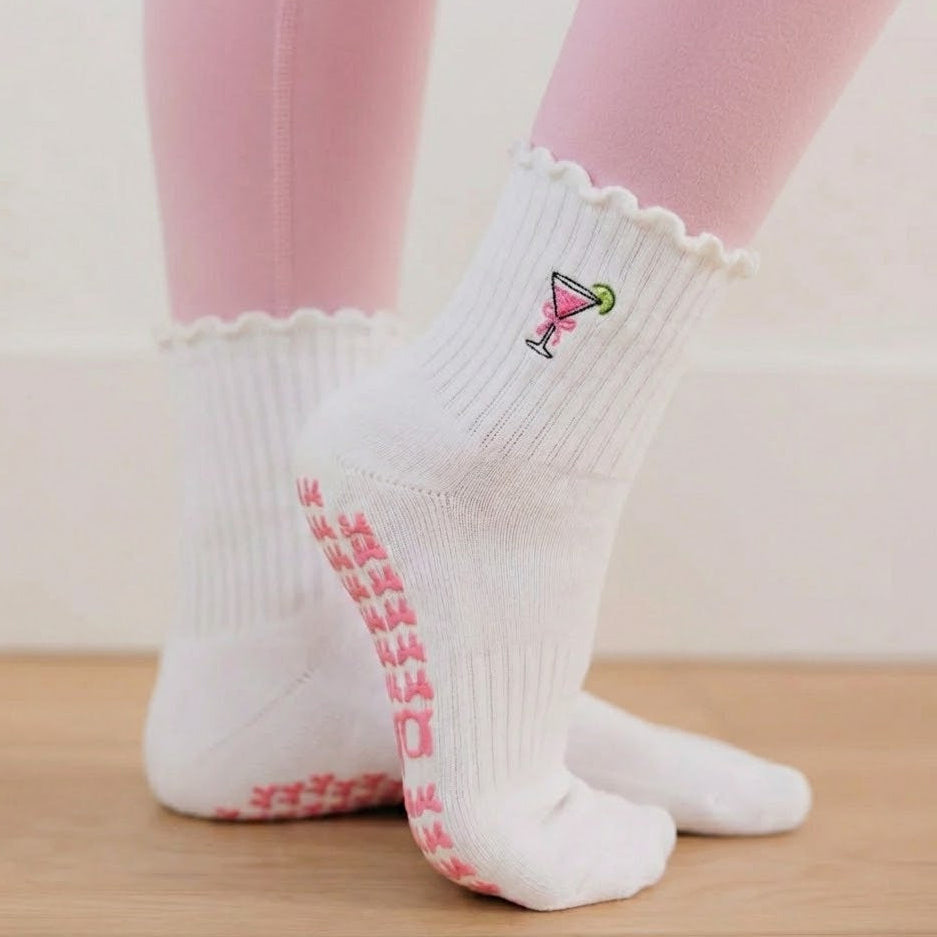 The Cosmo Pilates Grip Sock